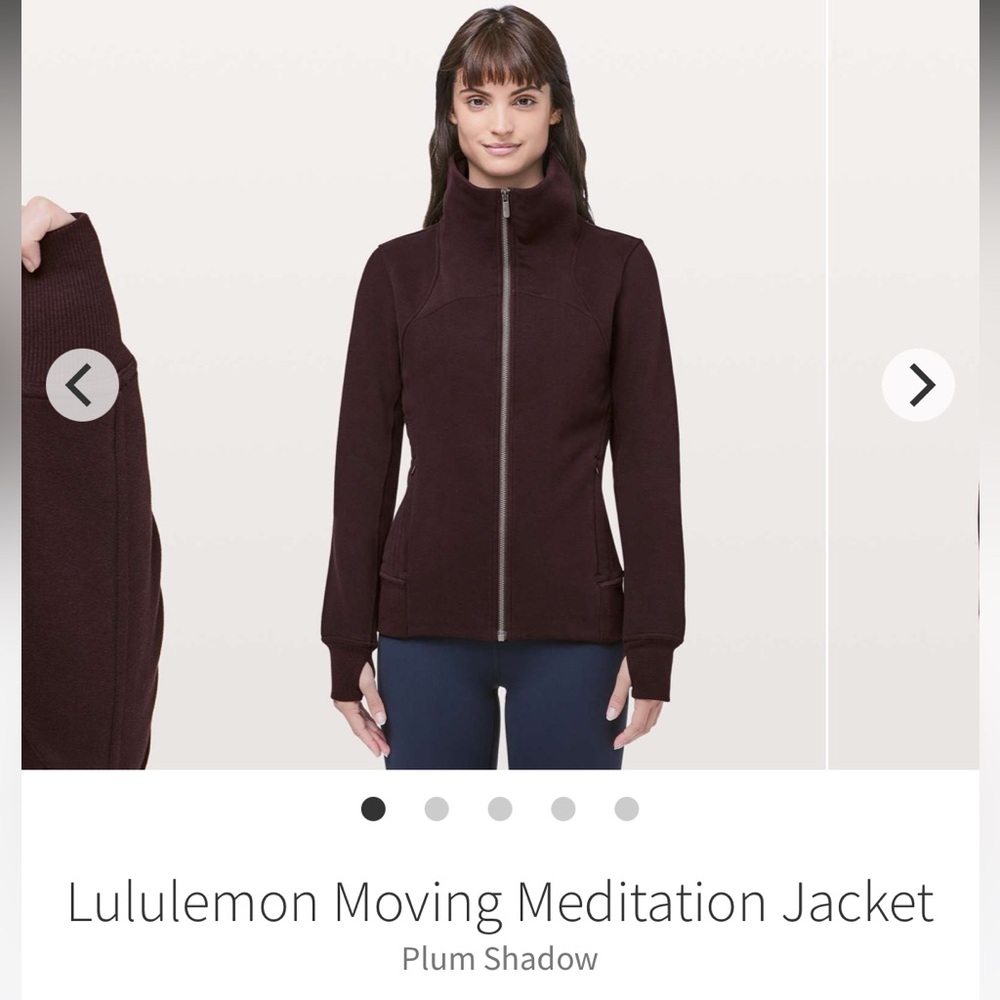Lululemon Moving Meditation Jacket Size 2